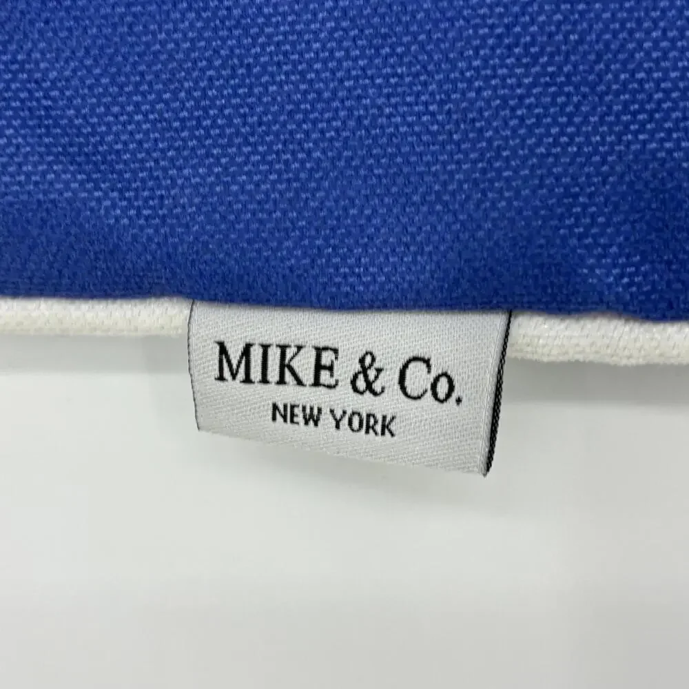 Mike & Co. Blue & White Snowflake Design Pillow Cover